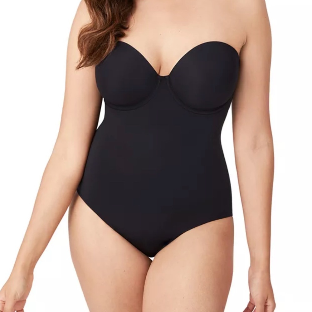 Wacoal Red Carpet Strapless Shaping Body Briefer 801219 Black 36C